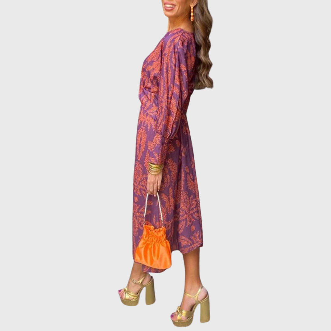 Briony | Kleid mit edlem Print