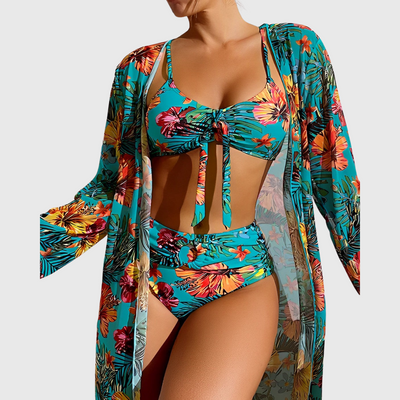 Valery | Bikini mit Tropen-Print