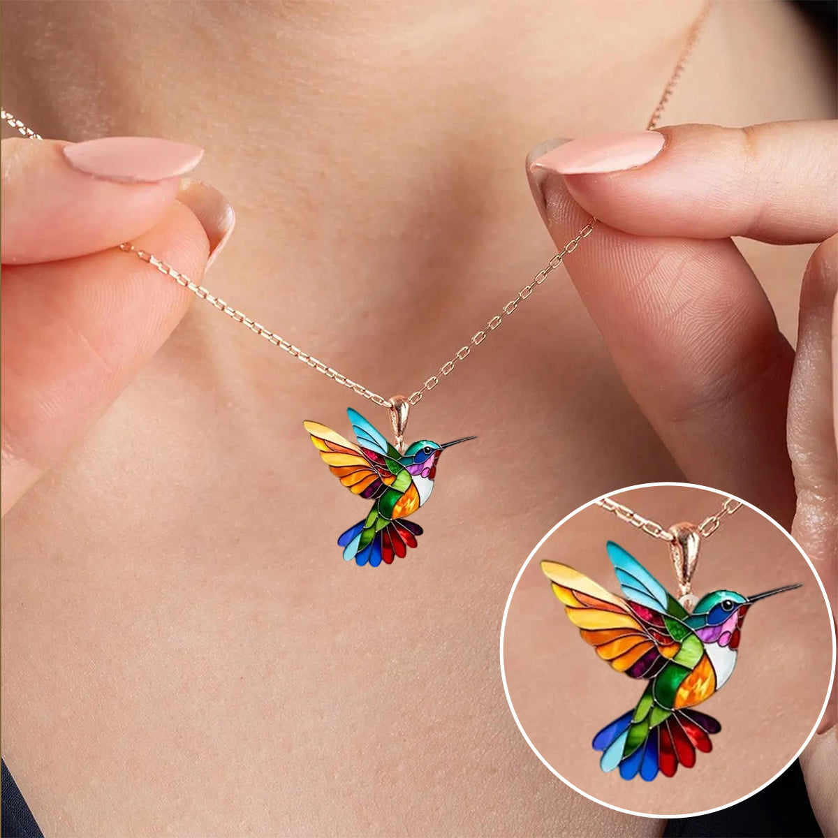 Aurea™ | Wunderschönes Kolibri-Design-Halskette