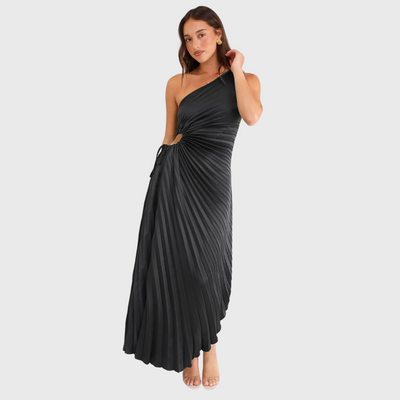 Silvie | Plissiertes Midikleid