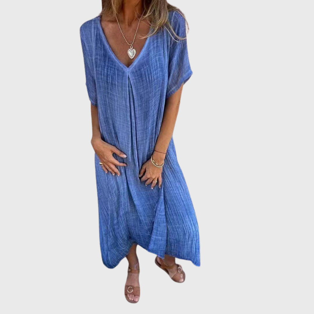 Giselle | Kleid mit V-Ausschnitt & Charme