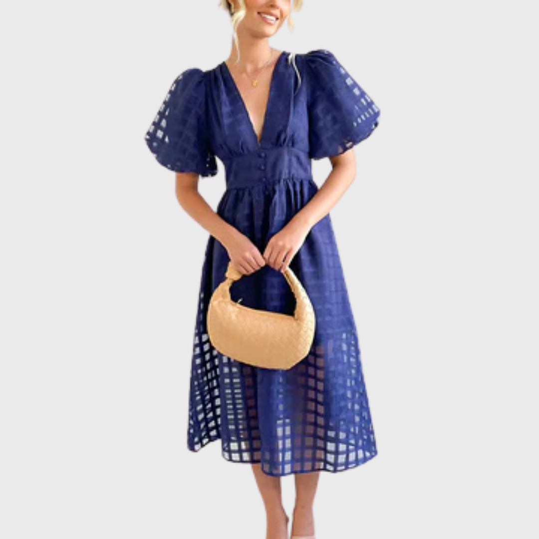 Abigail| Kleid mit Tüll-Detail