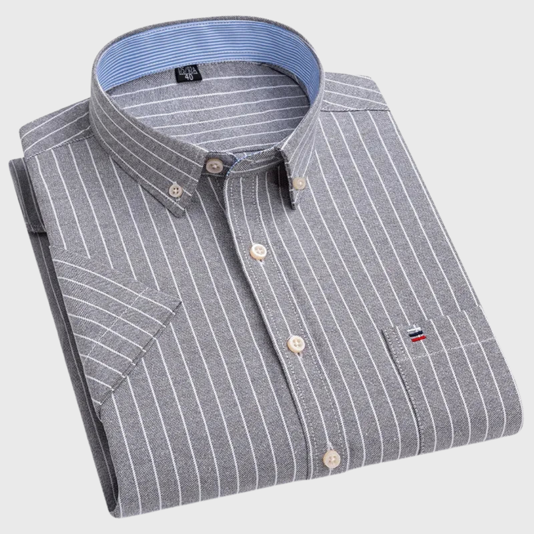 Micah | Hemd mit Streifen-Detail