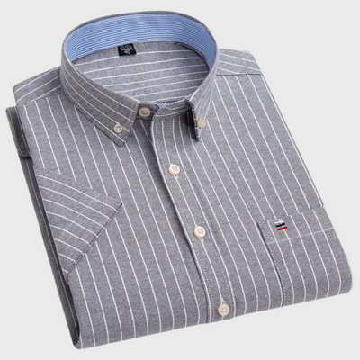 Micah | Hemd mit Streifen-Detail