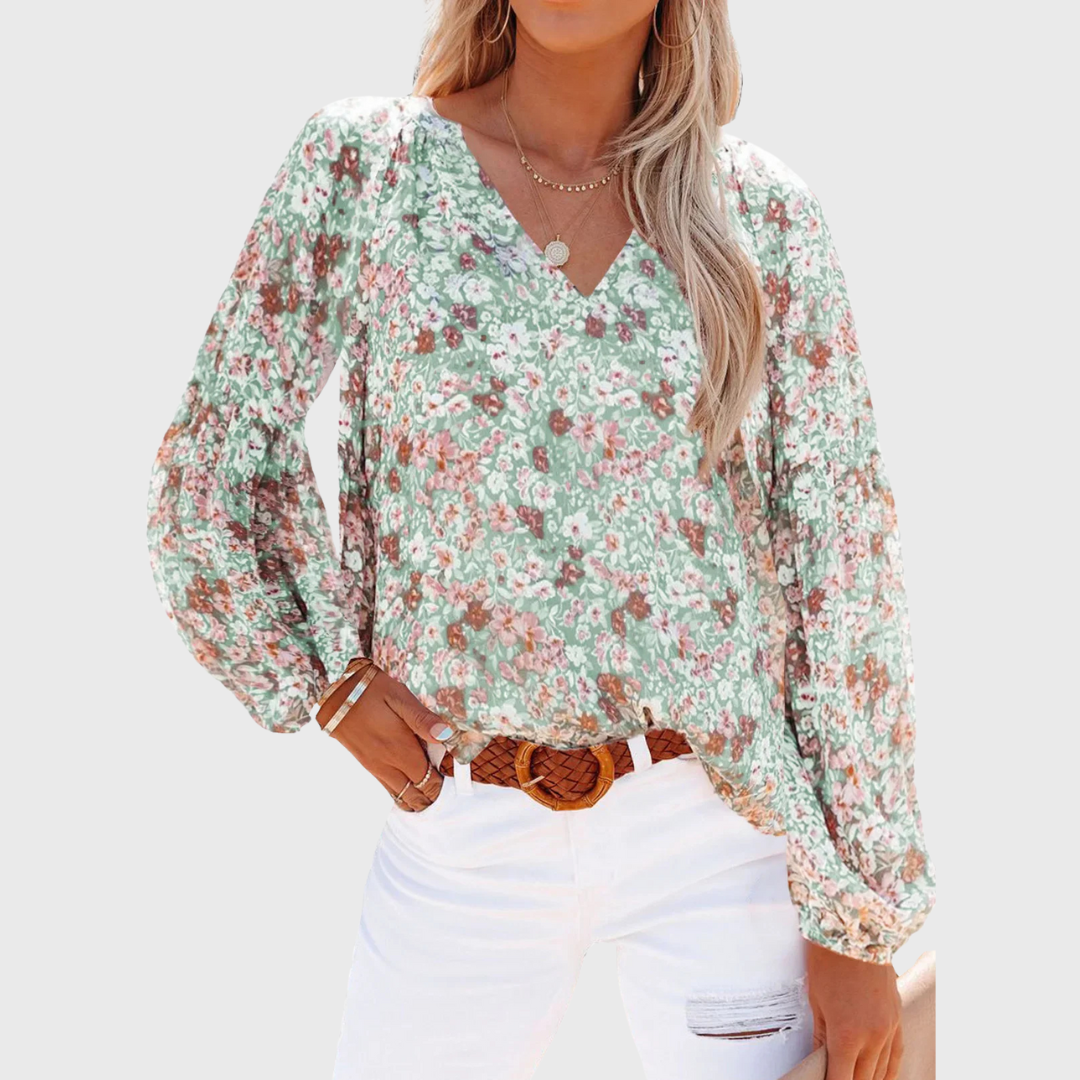 Sophie | Bluse mit Blumenmuster