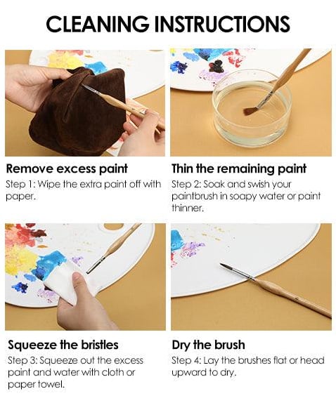 MiniStrich™ Hochwertige Synthetische Feinpinsel