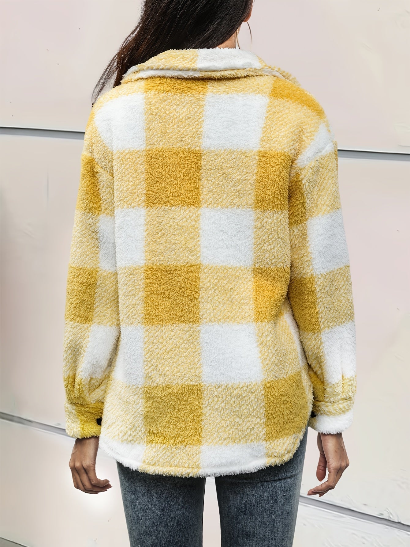 Thaya | Stylische Fleece Oversized Jacke