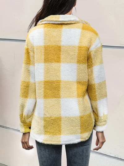 Thaya | Stylische Fleece Oversized Jacke