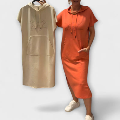 Daisy - Entspanntes Kapuzenkleid