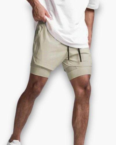 Herren Leichte Fitness-Shorts | Atmungsaktive Kurze Hosen Herren