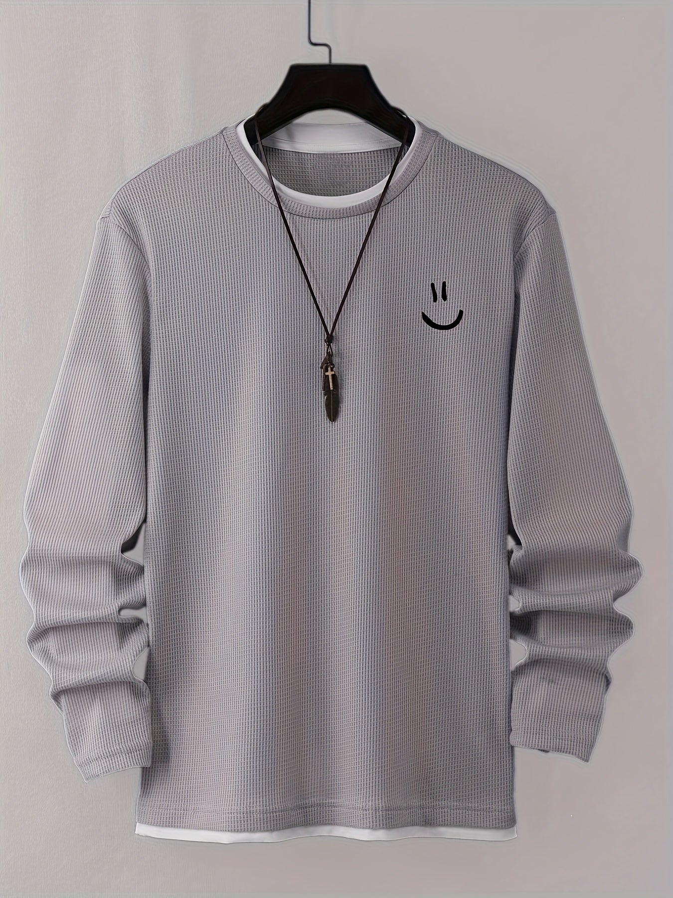 Desmond – Langärmliges Hemd Mit Gesichtsaufdruck