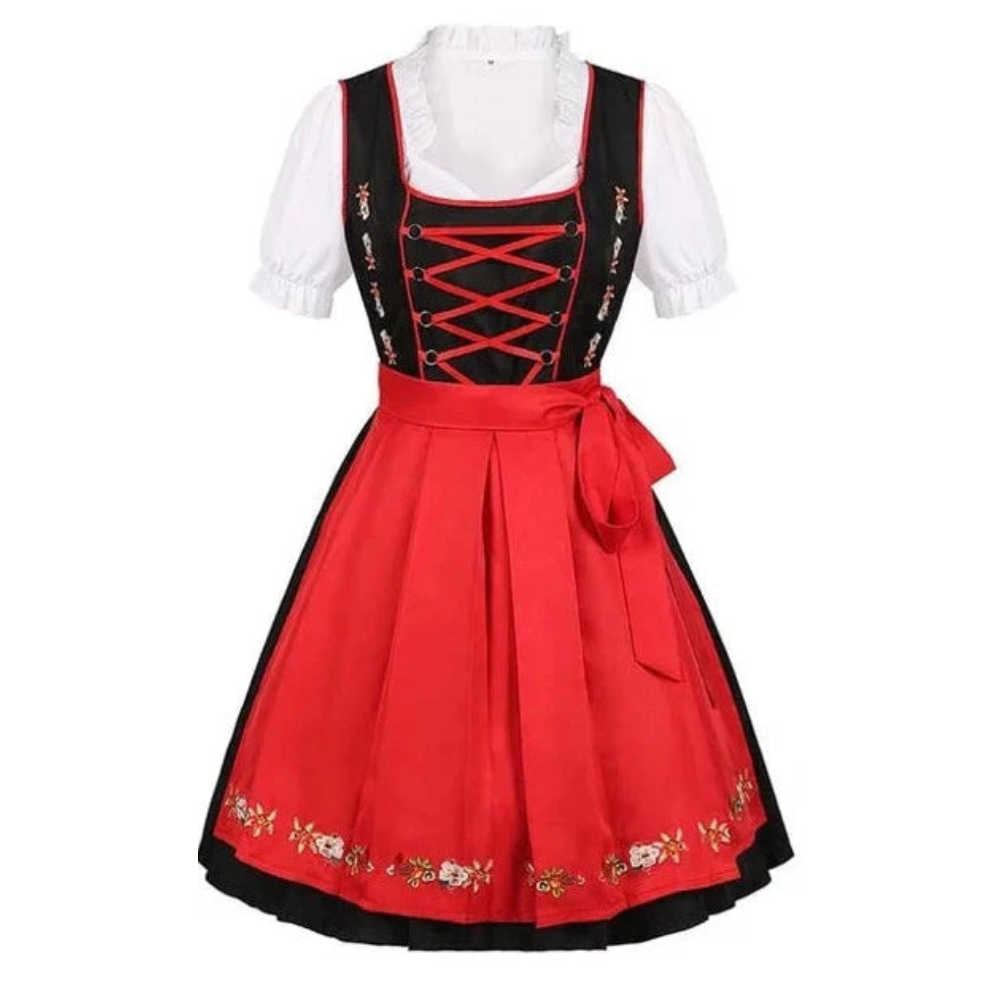 Damen Elegantes Mini Dirndlkleid | Traditionell Festlich