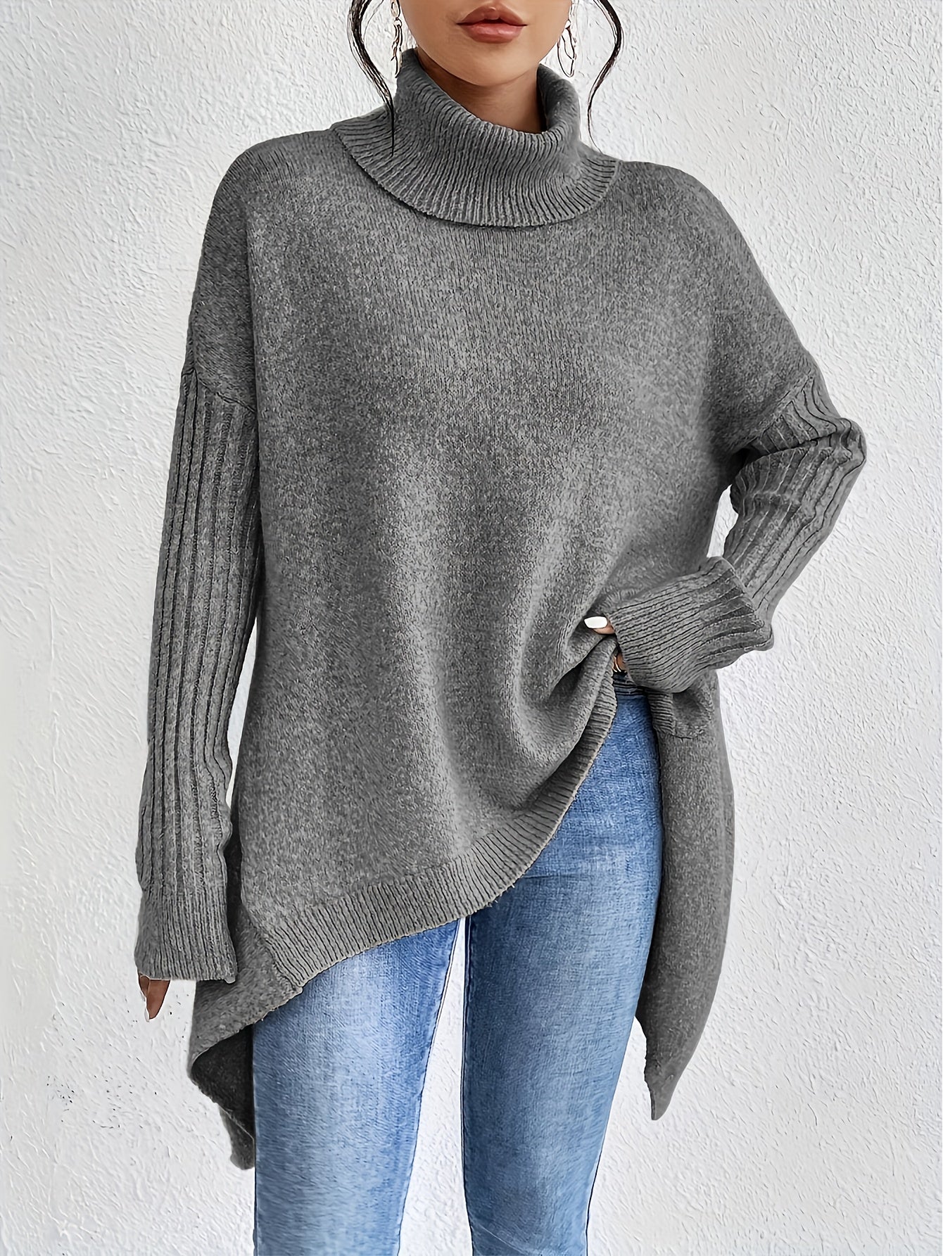 Tahlia – Matthias – Lässiges Kapuzen-T-Hemd Mit Asymmetrischem Saum