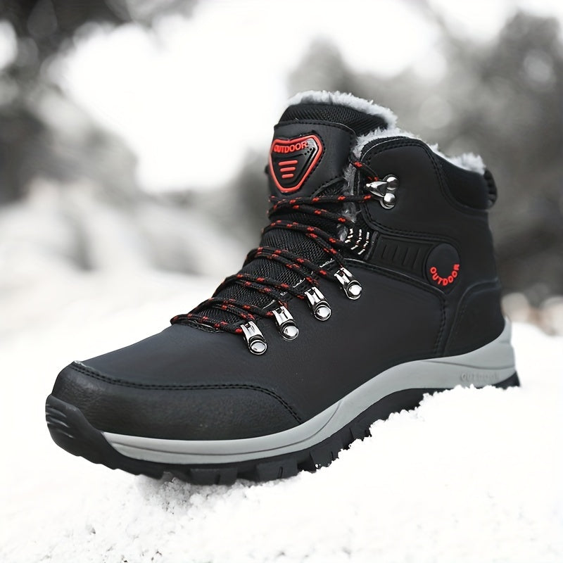 Braylen | Herren Winterstiefel Outdoor Schnürer mit Warmfutter & rutschfester Sohle
