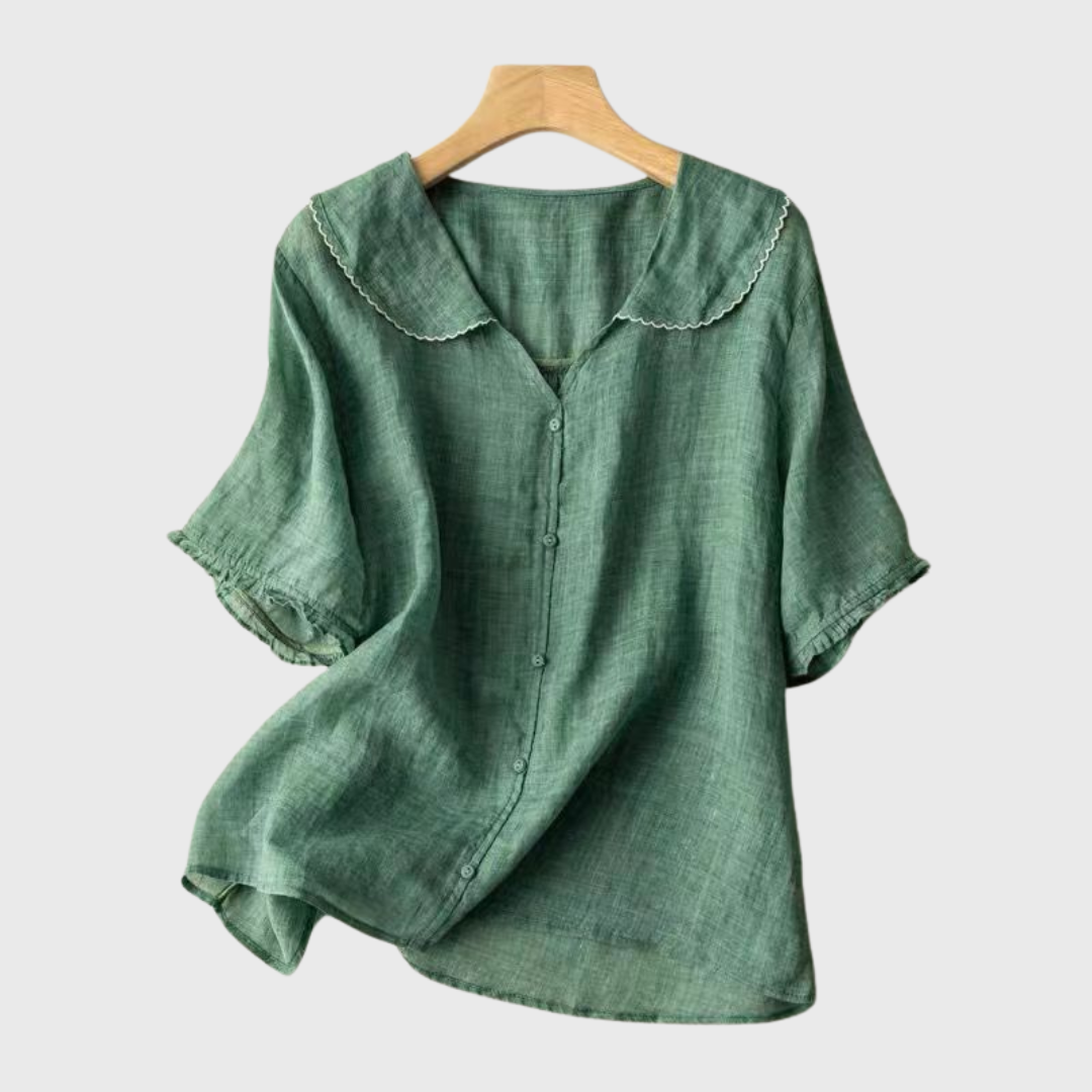 Madison | Bluse aus Premiumleinen