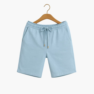 Herren Leinen Sommer Shorts mit Kordelzug und Taschen