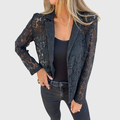 Felicity | Blazer mit Spitzen-Detail