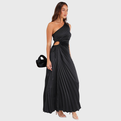 Silvie | Plissiertes Midikleid