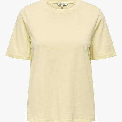 Damen T-Shirt mit Rundhalsausschnitt und kurzen Ärmeln