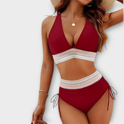 Frances – Hochgeschnittener Bikini mit Bauchformung