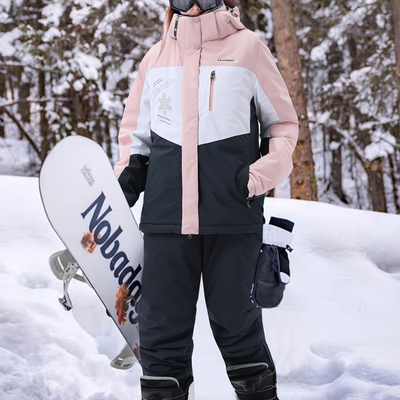 Damen Winter Skianzug | Zweiteilig mit Kapuze und Hose