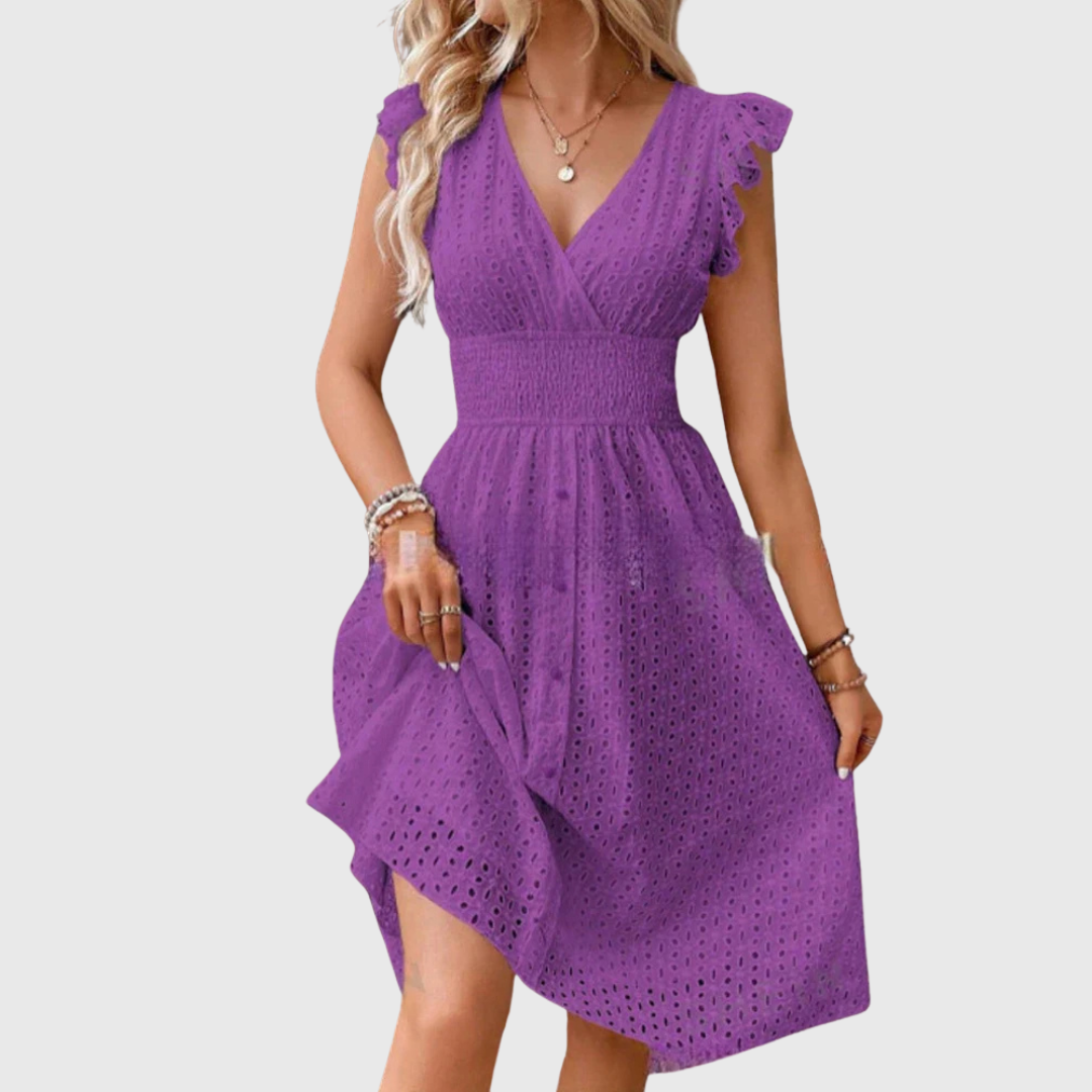 Paloma| Kleid mit V-Ausschnitt