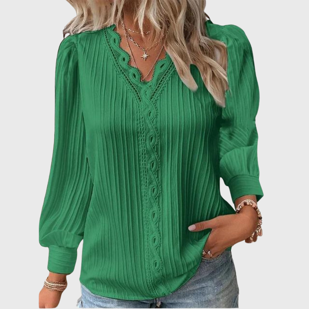 Grace | Pintuck Bluse
