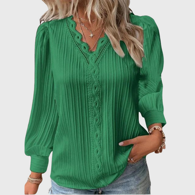 Grace | Pintuck Bluse