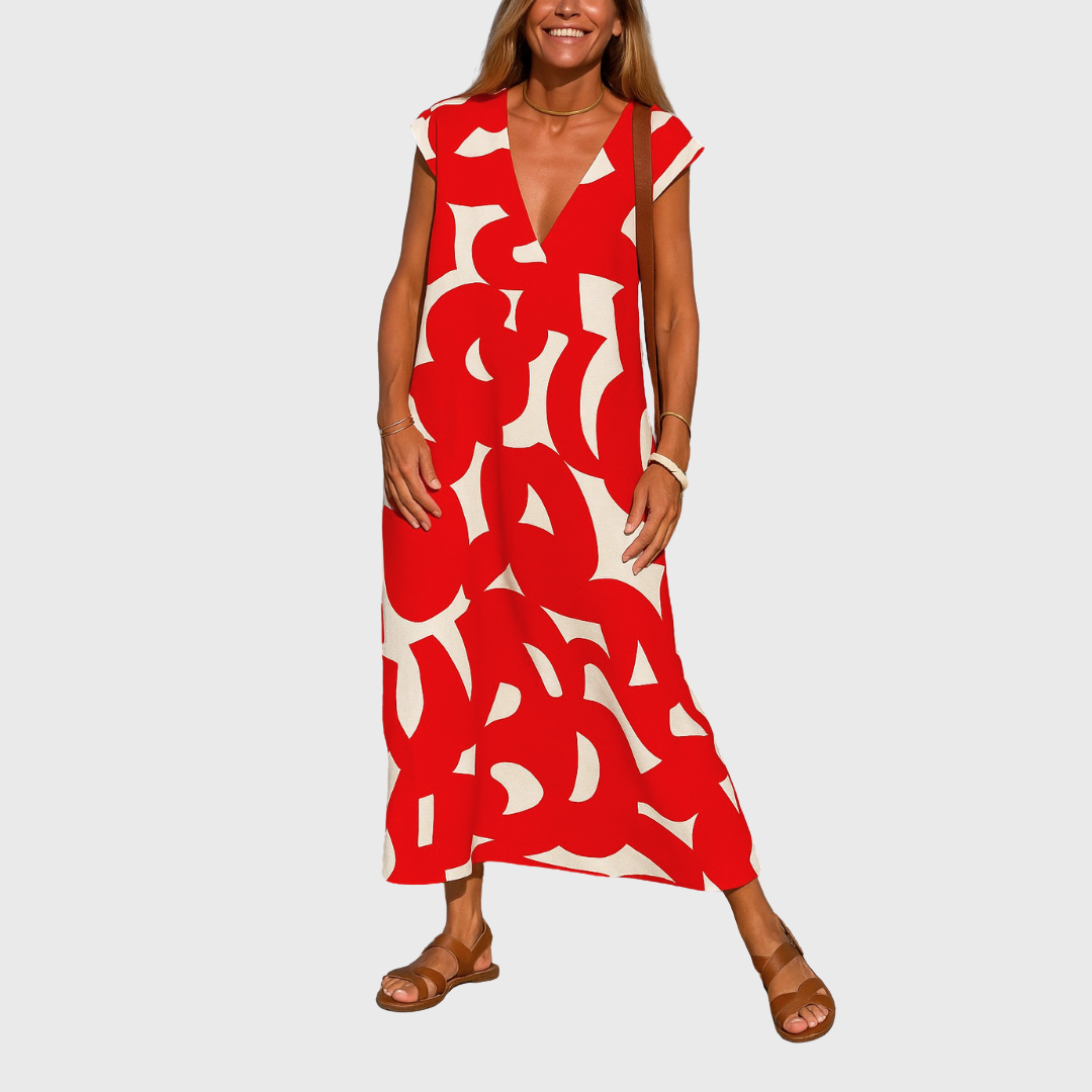 Rose | Kleid fließend