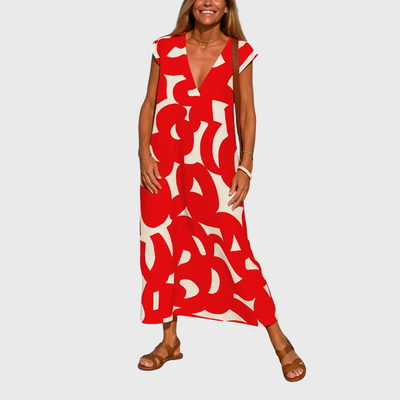 Rose | Kleid fließend
