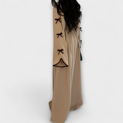 Jasmin - Schicker Cardigan und Kleid Duo mit Schleifenverzierung