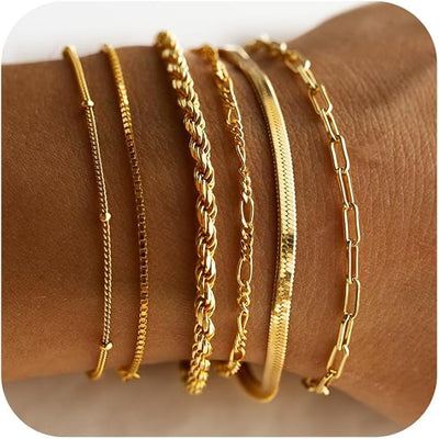 Vernetta™ | Gold Armband Set
