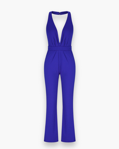 Damen Stilvoll Tief Schnitt Jumpsuit | Elegante