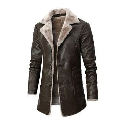 Herren Winterjacke Mit Sherpa Futter