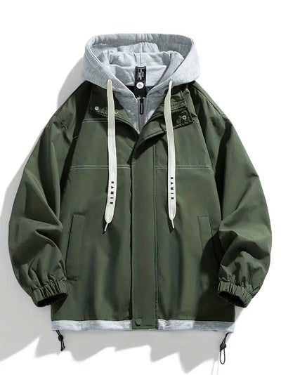 Carson – Lässige Kapuzen Jacke Mit Tasche