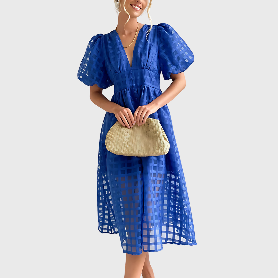 Abigail| Kleid mit Tüll-Detail