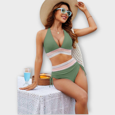 Frances – Hochgeschnittener Bikini mit Bauchformung