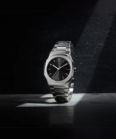 Sand Minimalistische ultradünne Uhr