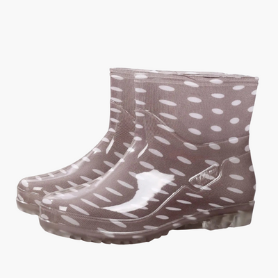 Damen Stiefeletten mit bedrucktem Schaft