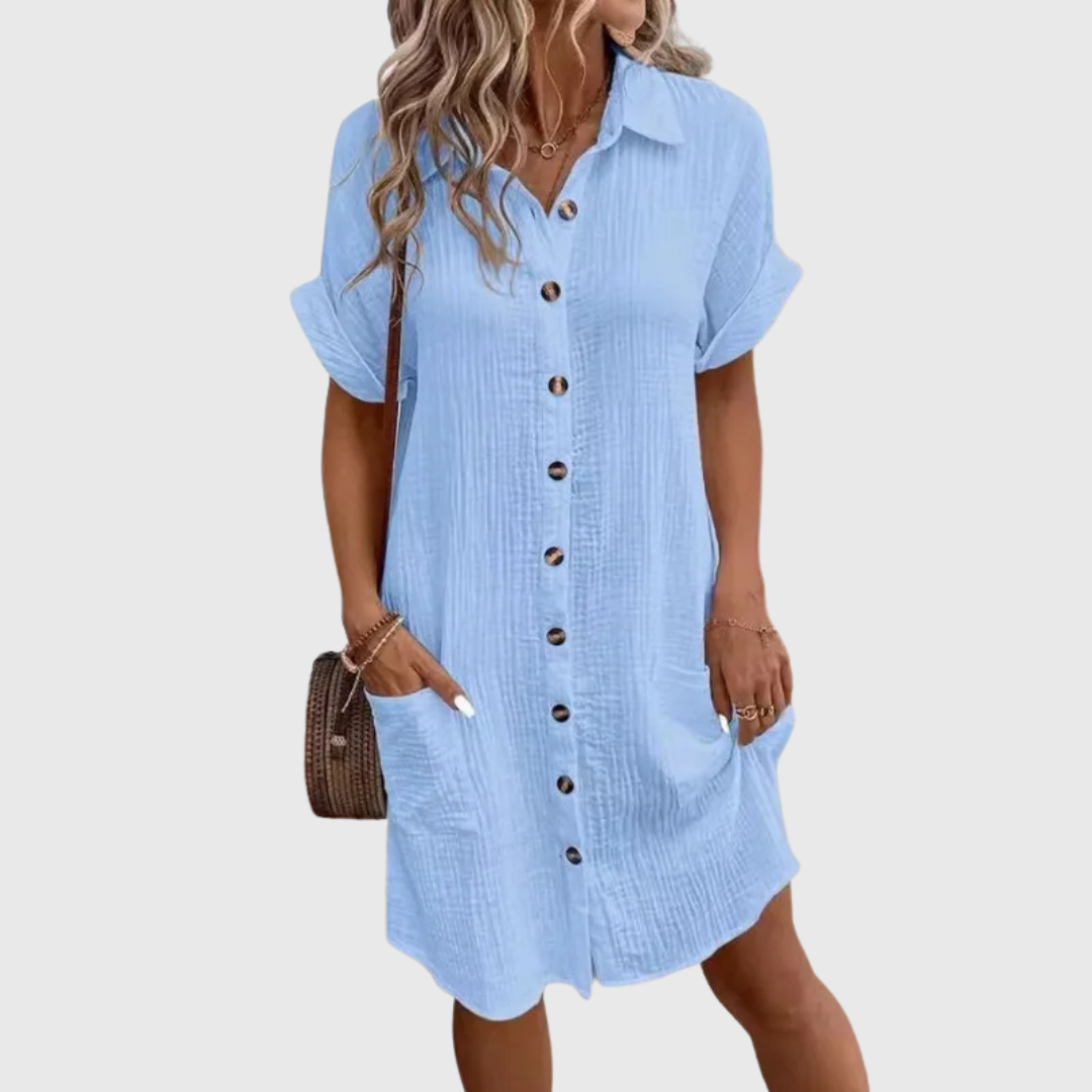Camila | Kleid aus Leinenmix