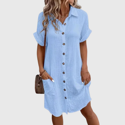 Camila | Kleid aus Leinenmix