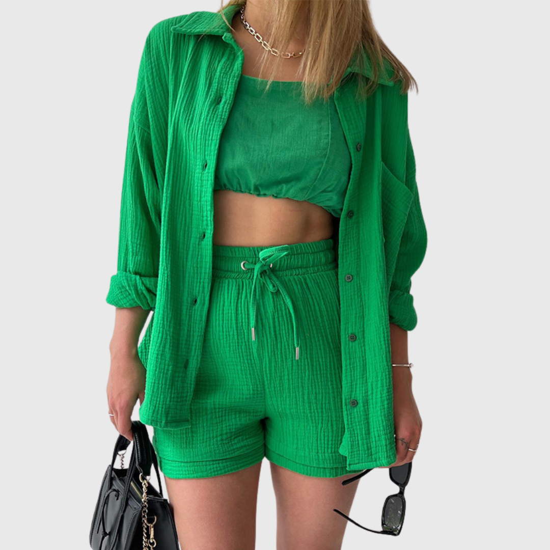 Dakota | Shorts-Set aus Baumwolle