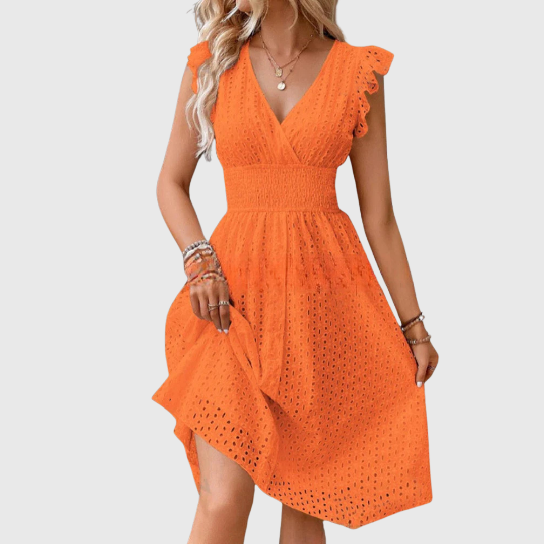 Paloma| Kleid mit V-Ausschnitt