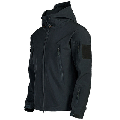 Walter | Herren Funktionsjacke mit Kapuze | Outdoor Jacke mit Multi-Zip-Taschen