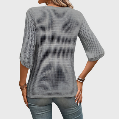 Hailey | Premium Waffelshirt