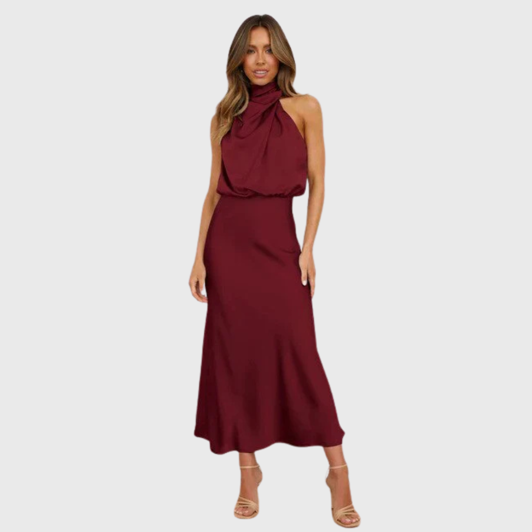 Amelia - Off-Shoulder Midi-Kleid