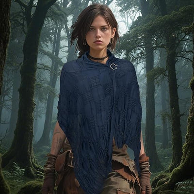 RuneWrap – Mittelalterlicher Schal Mit Kapuze