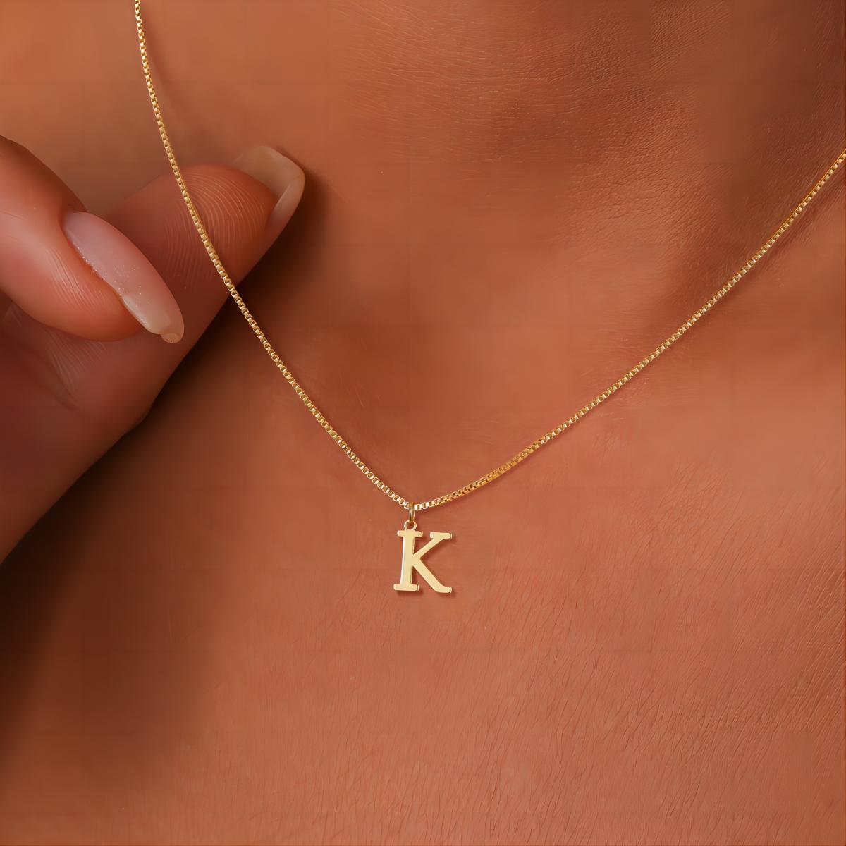 Euphemia® | mit Liebesbrief-Initialen Gold