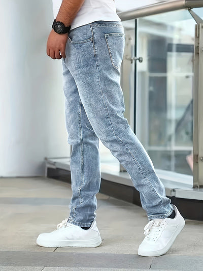 Herren Stretch Jeans Mit Flexibler Passform