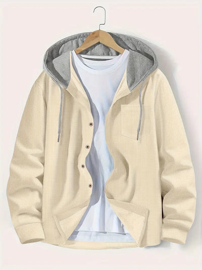 Nicolas - Lässige Jacke Mit Langen Ärmeln